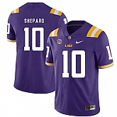LSU Tigers 10 Russell Shepard Purple Nike College Football Jersey Dzhi,baseball caps,new era cap wholesale,wholesale hats